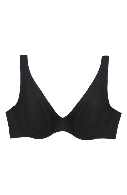 Thirdlove 24/7 Classic Second Skin Underwire Unlined T-shirt Bra In Black