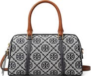 Tory Burch Petite T Monogram Jacquard Barrel Bag