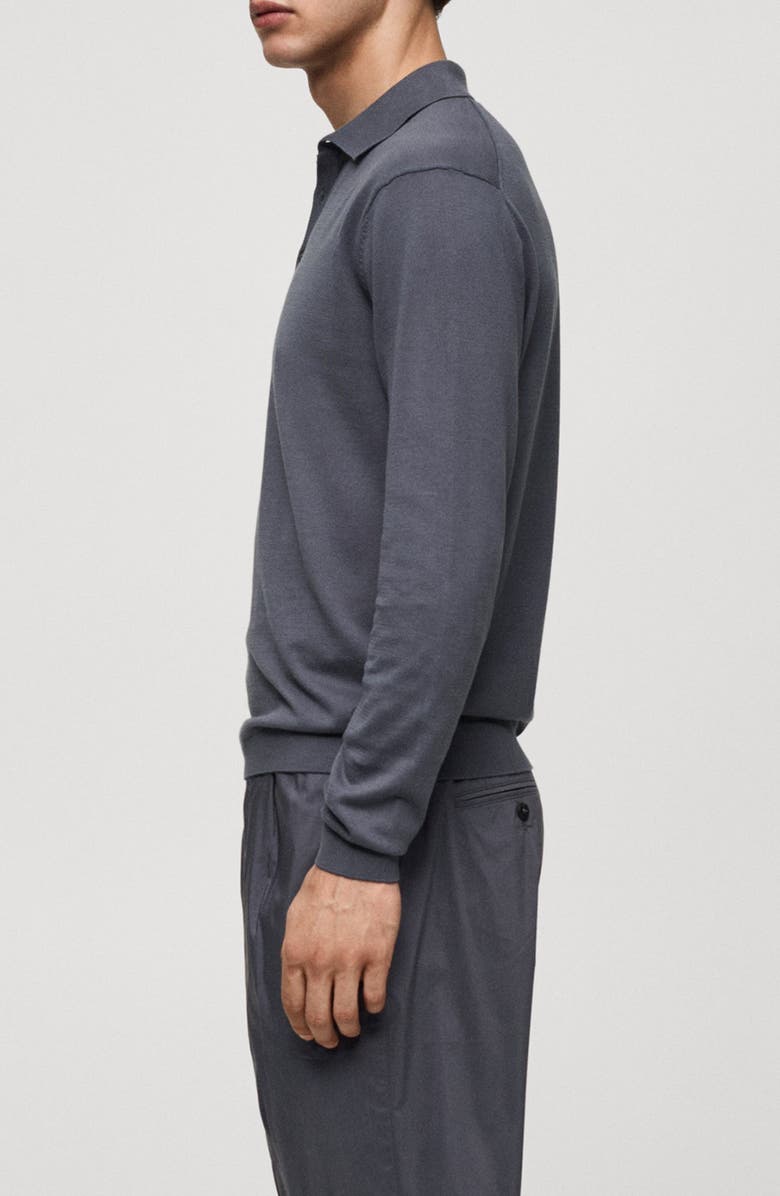 MANGO Cotton Polo Top, Alternate, color,