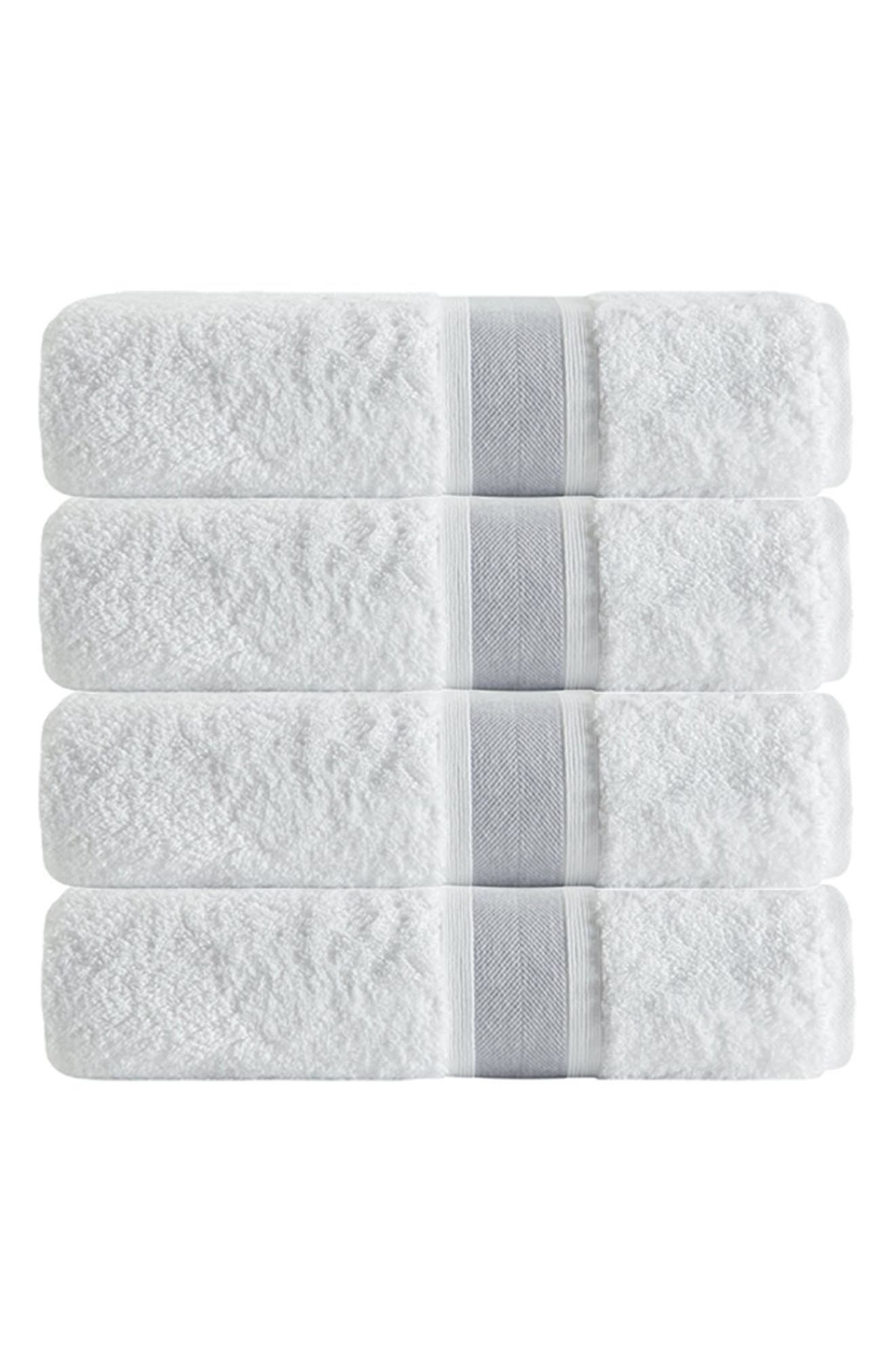 DePera Unique 4-Piece Turkish Cotton Bath Towels