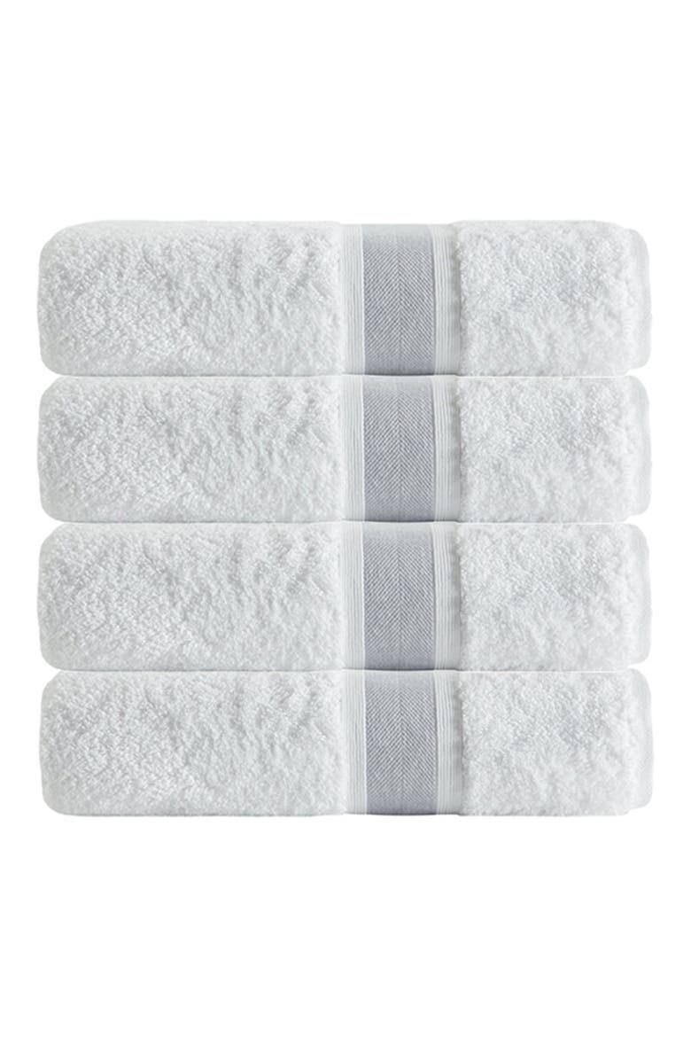 Unique 4-Piece Turkish Cotton Bath Towels, Main, color, SILVER