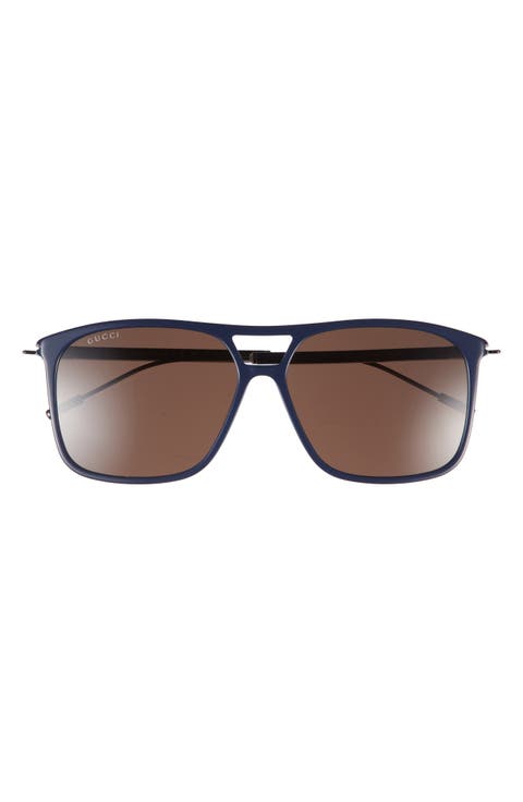 60mm Aviator Sunglasses