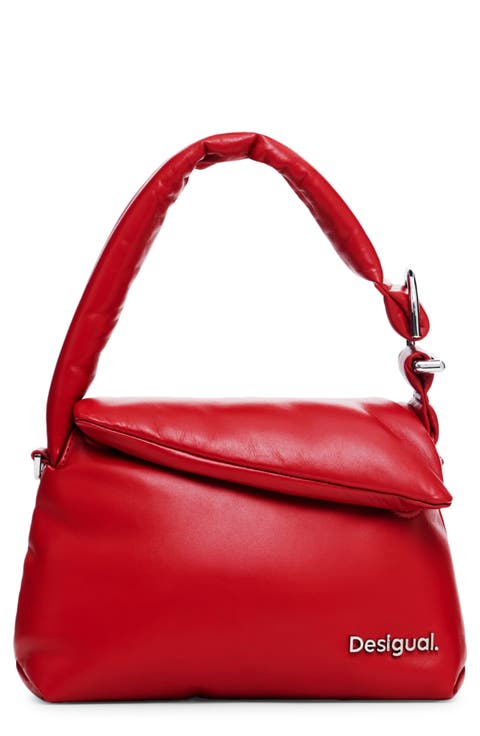 Small Quilted Sheepskin Leather Handbag