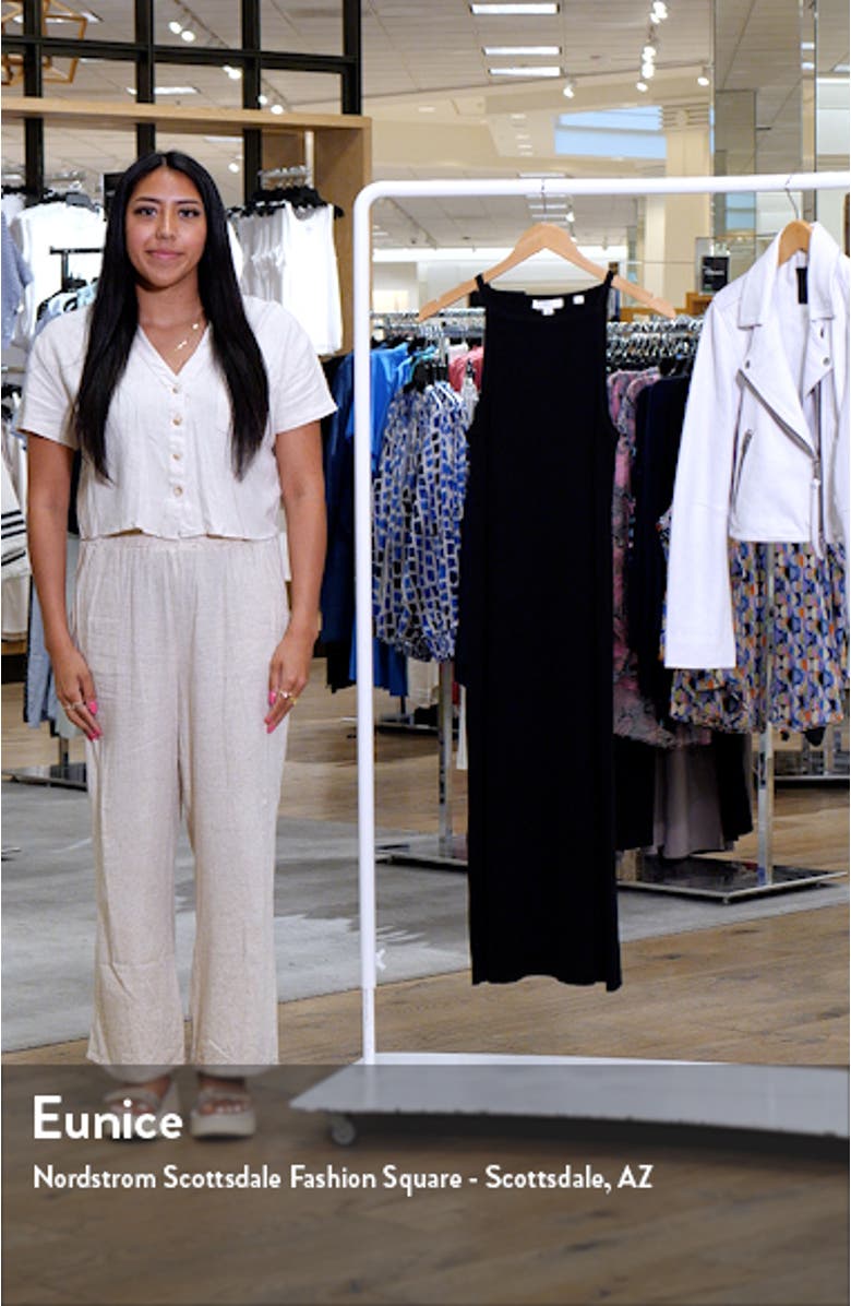 Rib Tank Midi Sweater Dress, sales video thumbnail