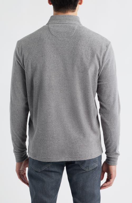 Johnnie-o Mikey Quarter Zip Pullover In Gray