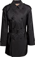 Burberry Midlength Nylon Leadenham Trench Coat