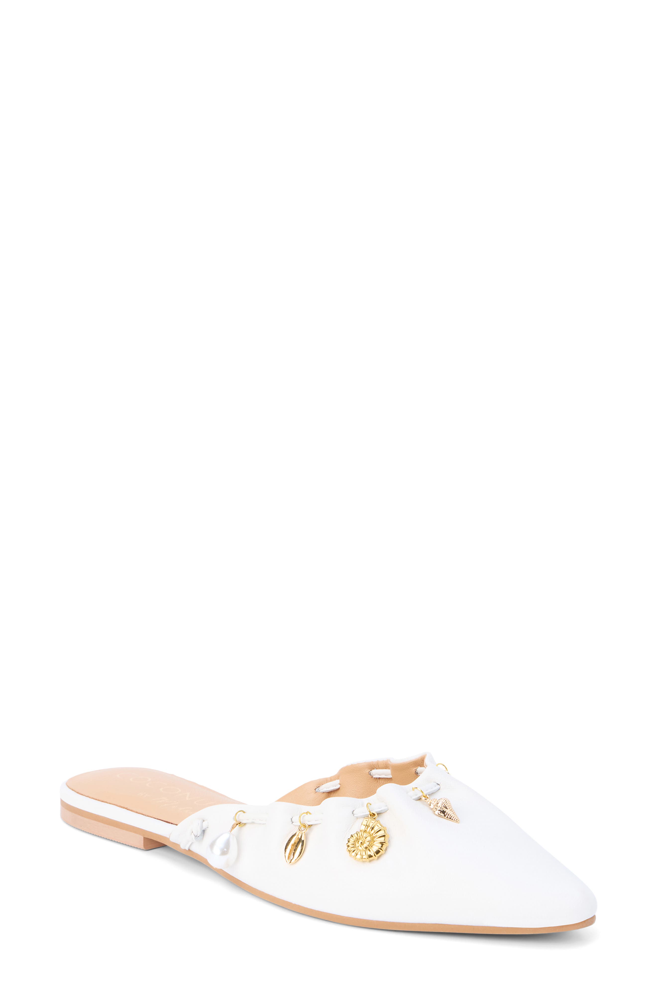 Coconuts by Matisse Monette Mule, Main, color, White Leather