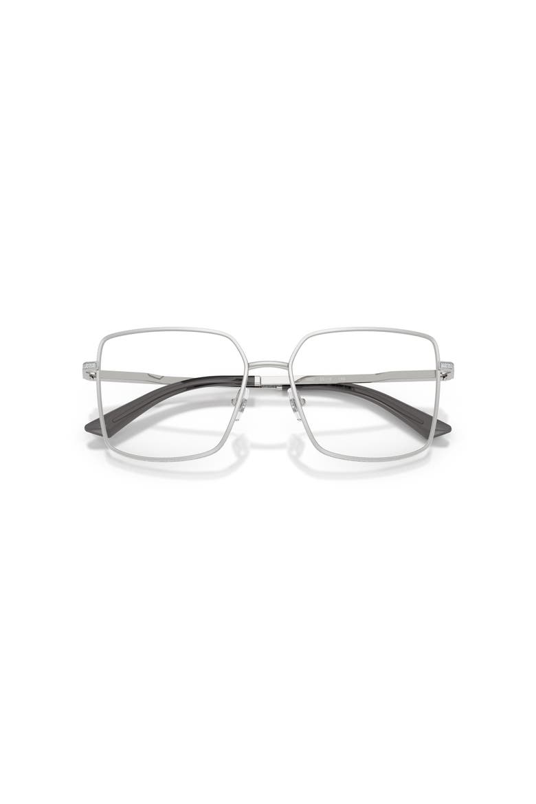 55mm Square optical glasses, Alternate, color, Silver