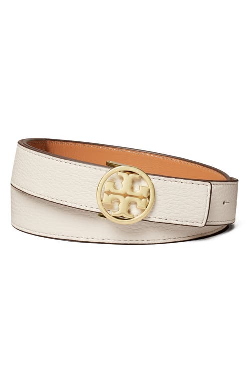 Tory Burch Miller 1-inch Reversible Logo Belt In Multi