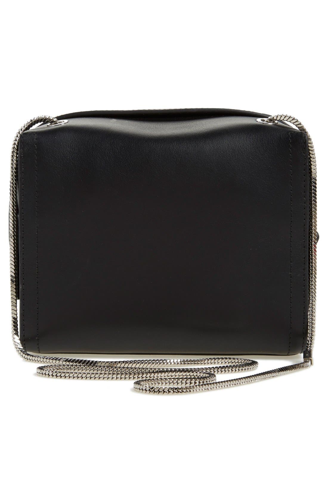 3.1 Philip Lim 'Mini Soleil' Chain Shoulder Bag, Alternate, color, BLACK