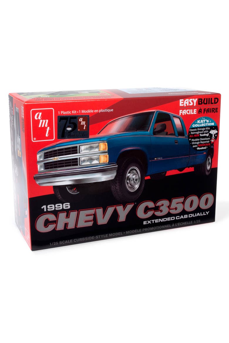1996 Chevrolet C3500 Dually Pickup 1 to 25 Scale Model Kit, Main, color, Multicolored