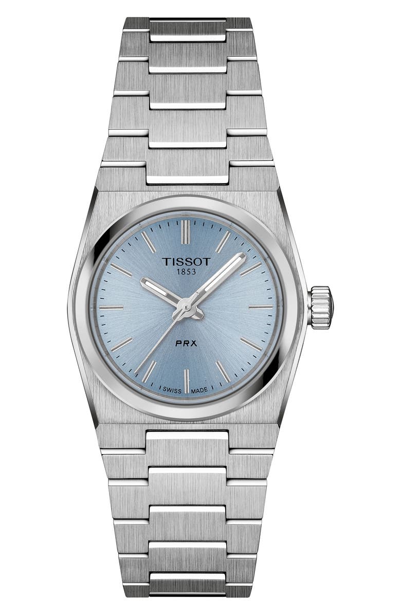Tissot PRX Bracelet Watch, 25mm, Main, color, Blue