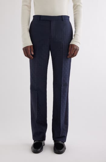 90s GIVENCHY MONSIEUR Wool Slacks USA製 Monsieur Givenchy Men's Dress Pants Pleated Unfinished CH