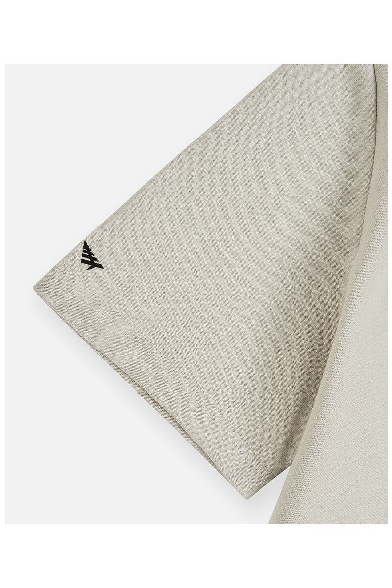 French Terry Quarter Zip Polo, Alternate, color, GREY