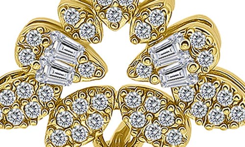 Christian Siriano Pear Cubic Zirconia Drop Earrings In Gold