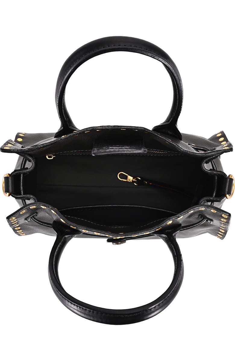 OLD TREND Westland Genuine Leather Studded Mini Tote, Alternate, color, Slate