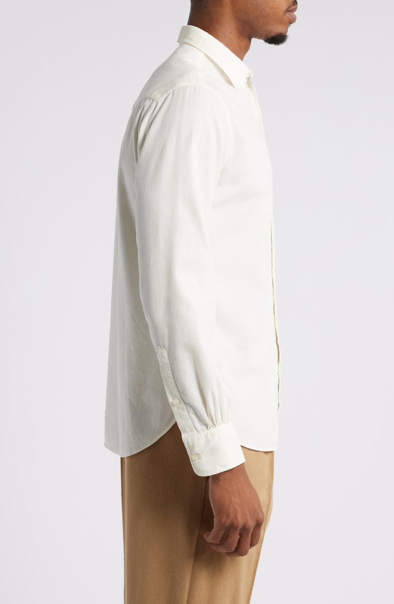 Officine Générale Lipp Corduroy Button-Up Shirt, Alternate, color, 