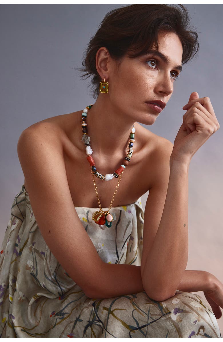 Lizzie Fortunato Salvador Beaded Necklace, Alternate, color,