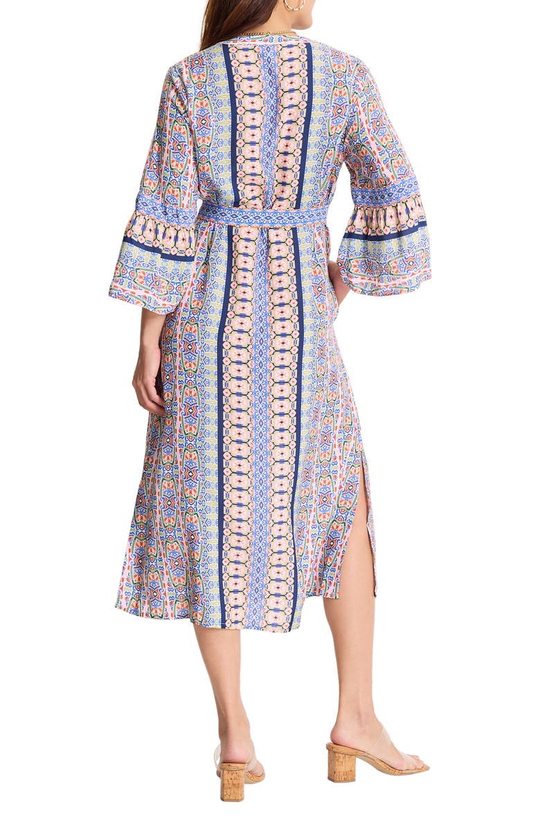 Tommy Bahama Mosaic Cove Mixed Print Dress, Alternate, color, Peach Blossom