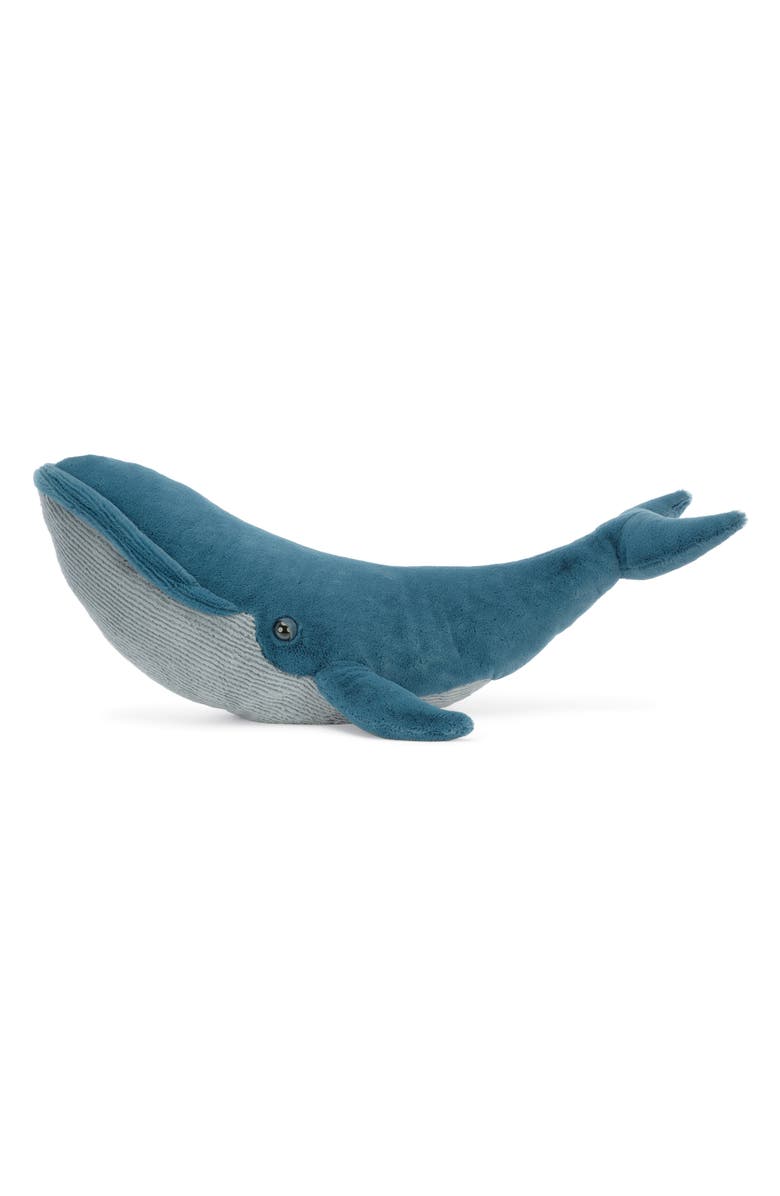 Jellycat Gilbert the Great Blue Whale Stuffed Animal, Main, color,