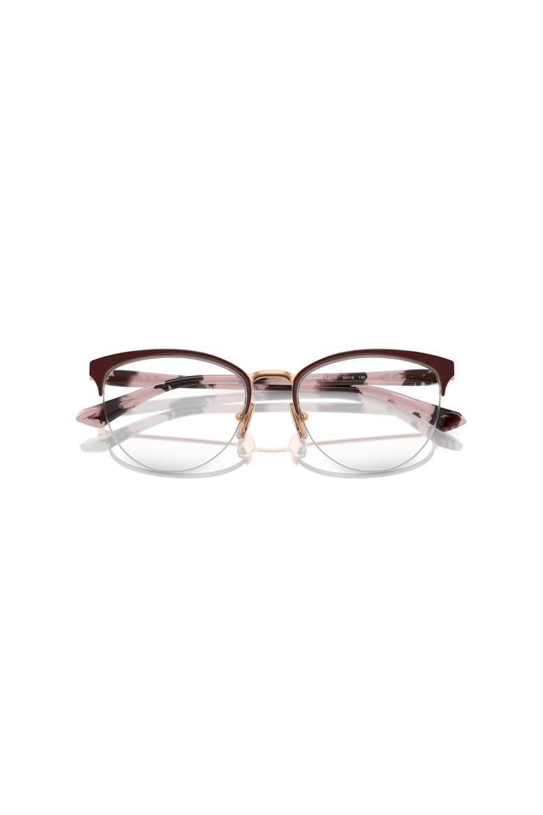 51mm Oval optical glasses, Alternate, color, Red