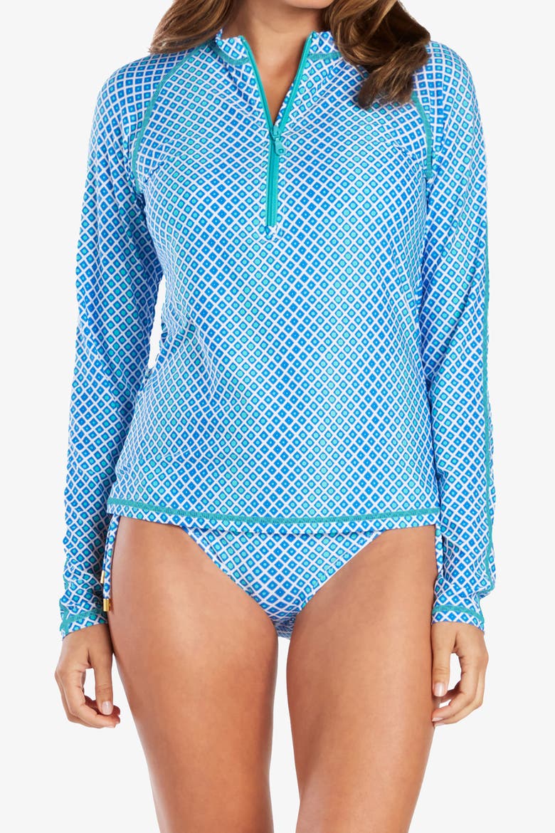 Sun Shirt Upf 50+, Main, color, Ombre Geo