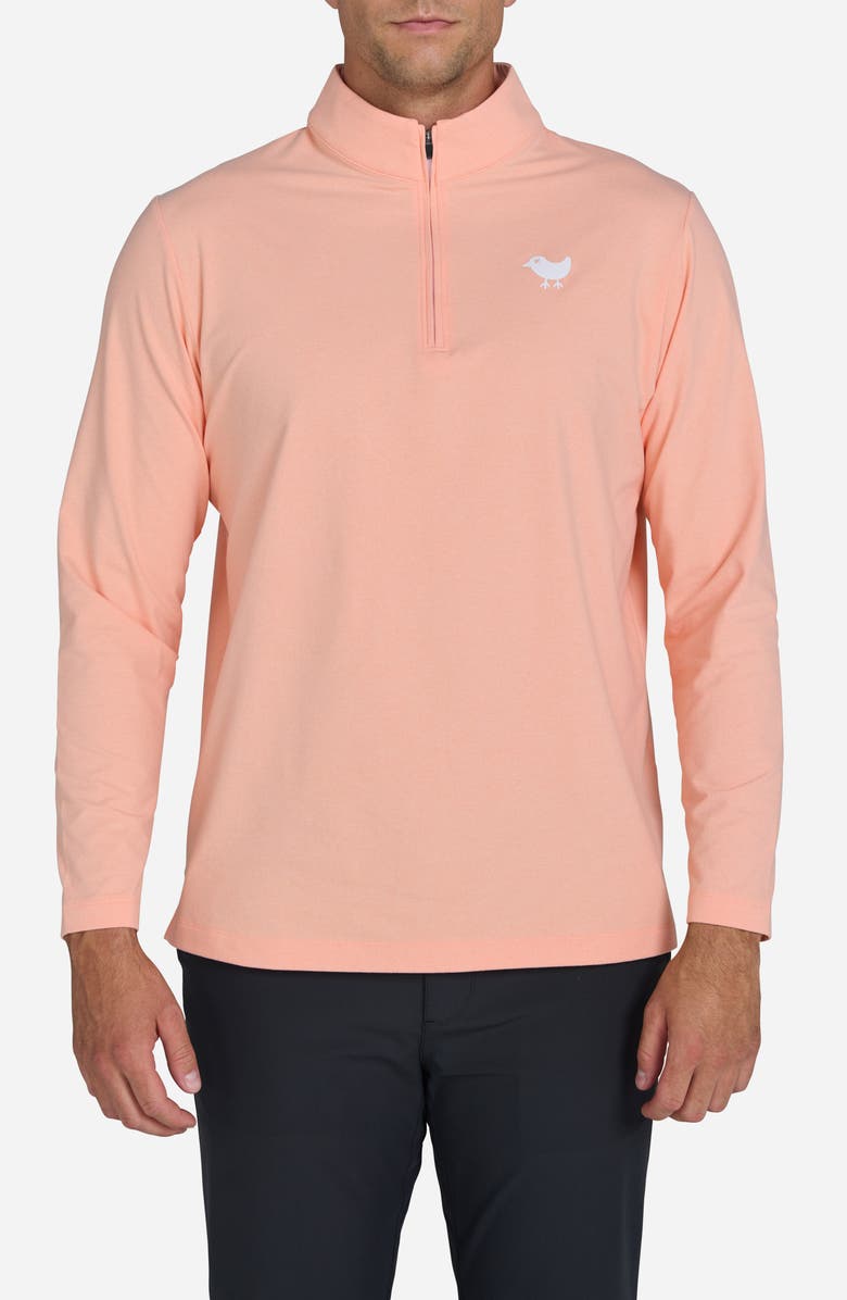 Bad Birdie Quarter Zip Performance Golf Pullover, Main, color, 
