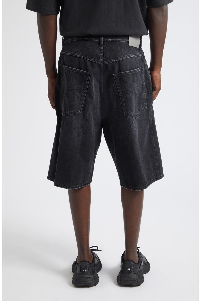 Stay Press Denim Shorts, Alternate, color, 1000 BLACK