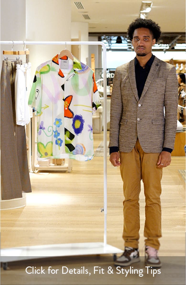 Abstract Print Viscose Camp Shirt, sales video thumbnail