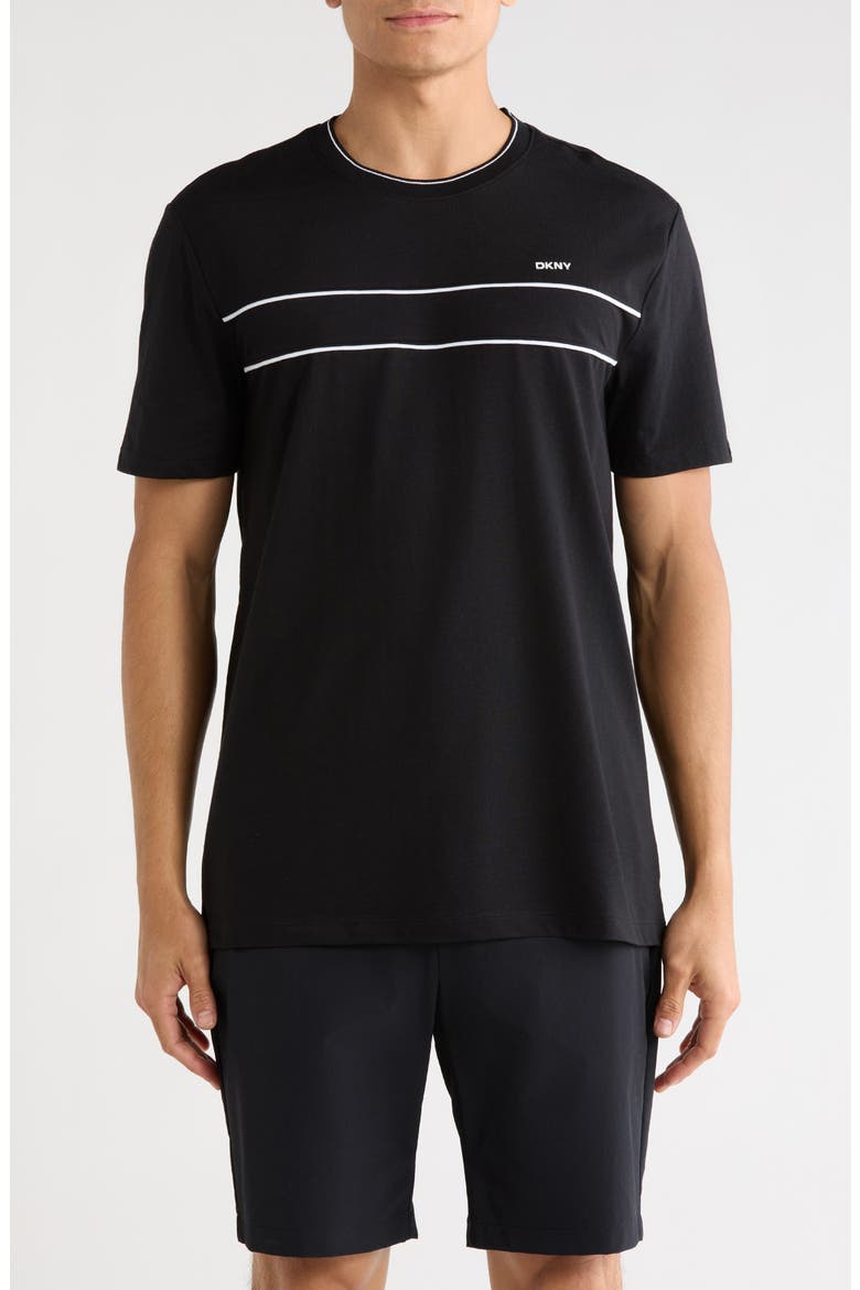 Vanda Knit T-Shirt, Main, color, BLACK