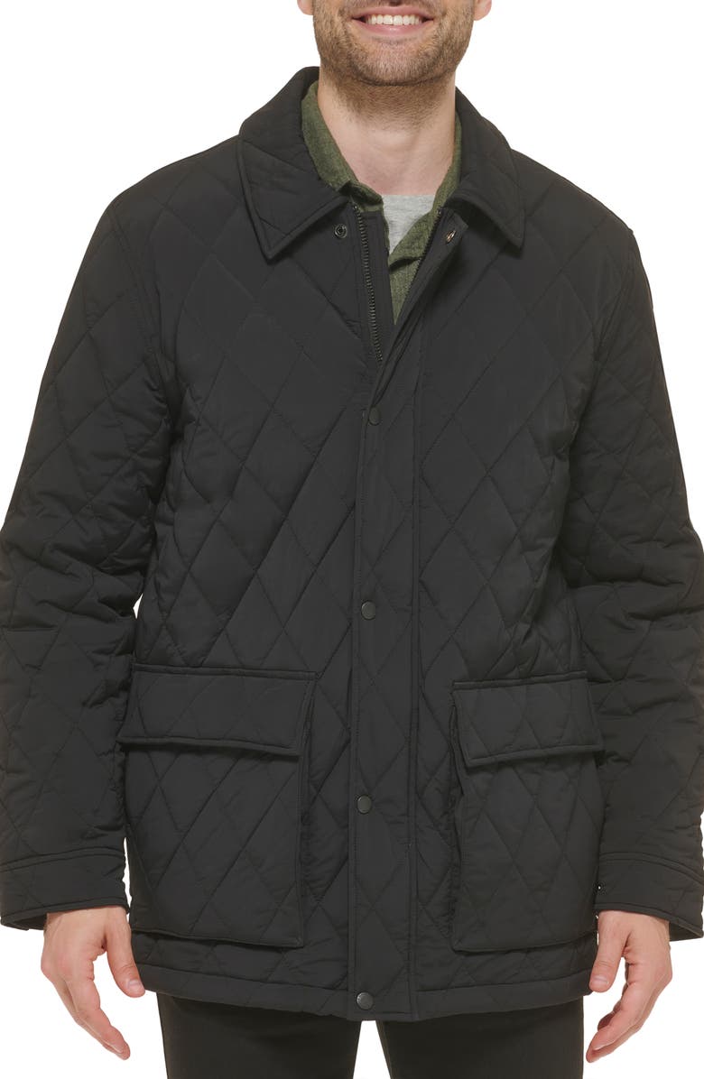 Cole Haan Diamond Quilted Jacket, Main, color, 