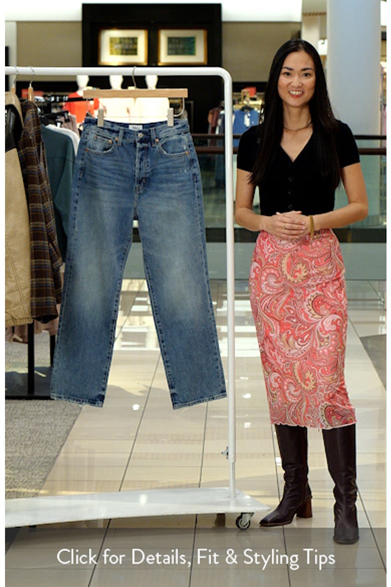 Cassie High Waist Straight Leg Jeans video