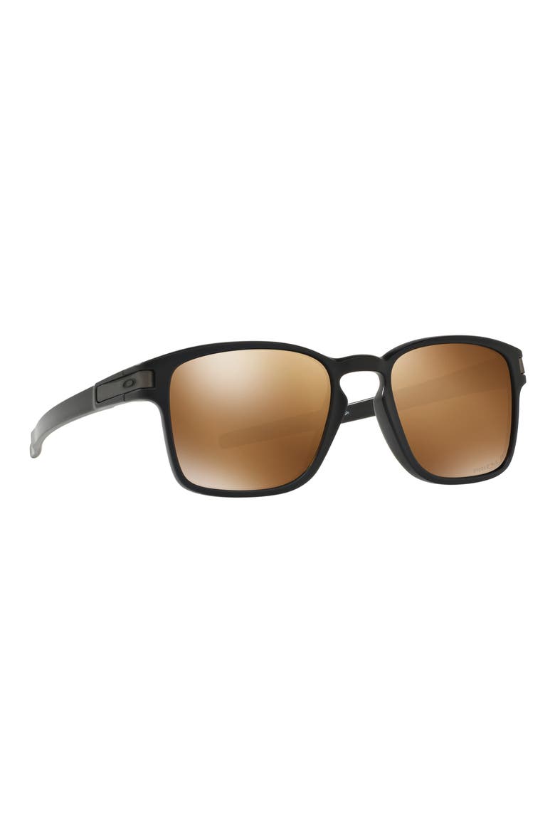 52mm Rectangular Sunglasses, Alternate, color, BLACK