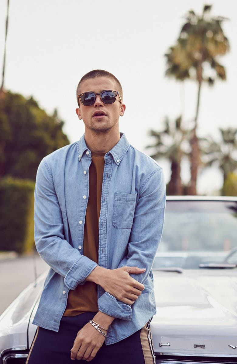 QUAY Australia Walk On 47mm Polarized Sunglasses, Alternate, color,