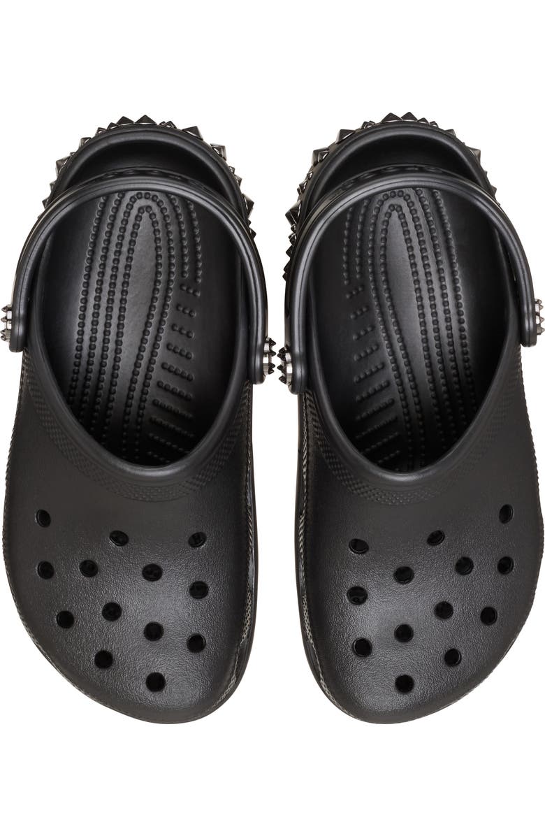 CROCS Studded Classic Clog, Alternate, color, Black