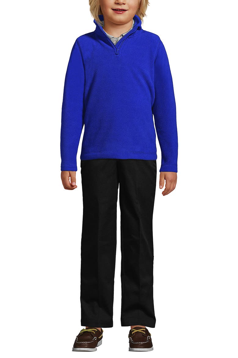 School Uniform Kids Lightweight Fleece Quarter Zip Pullover, Alternate, color, Cobalt