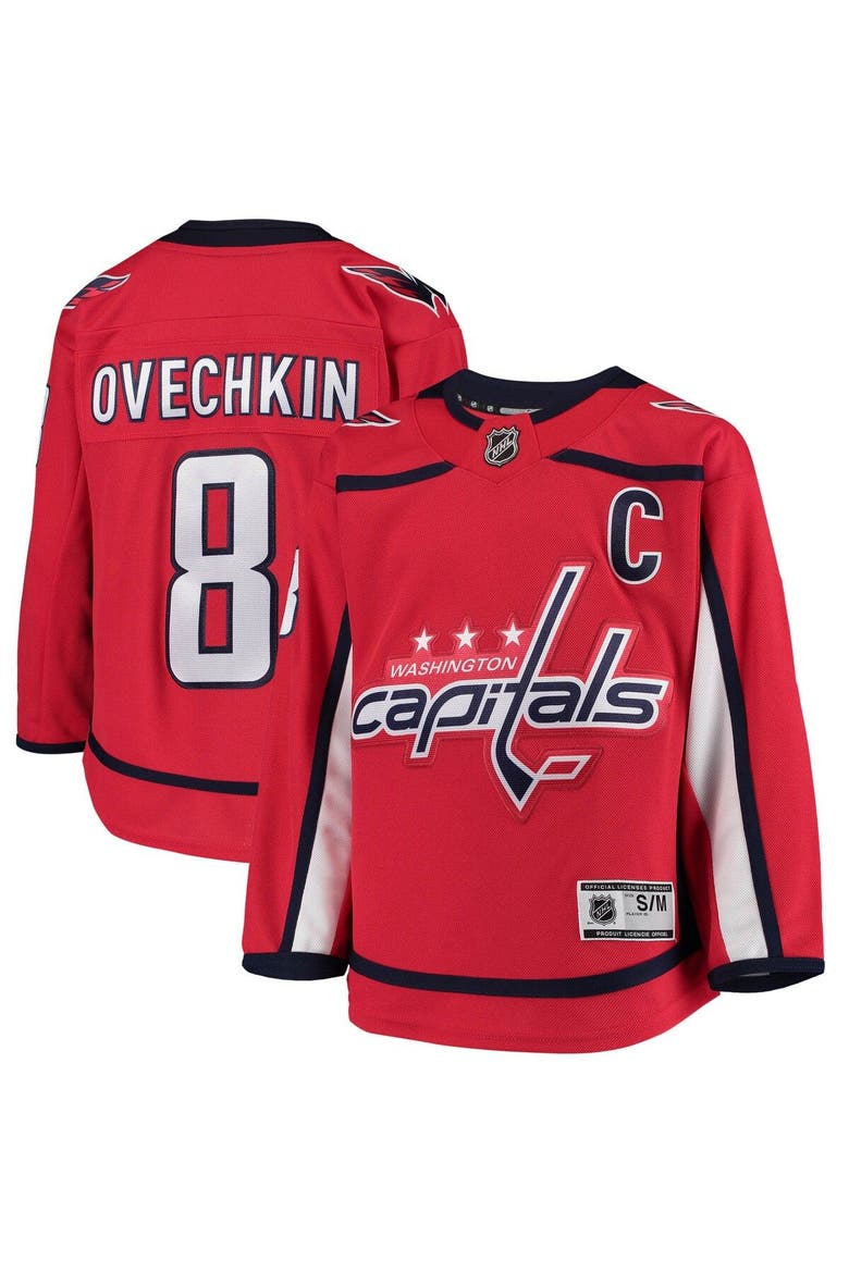 Youth Alexander Ovechkin Red Washington Capitals Home Premier Player Jersey, Main, color, RED