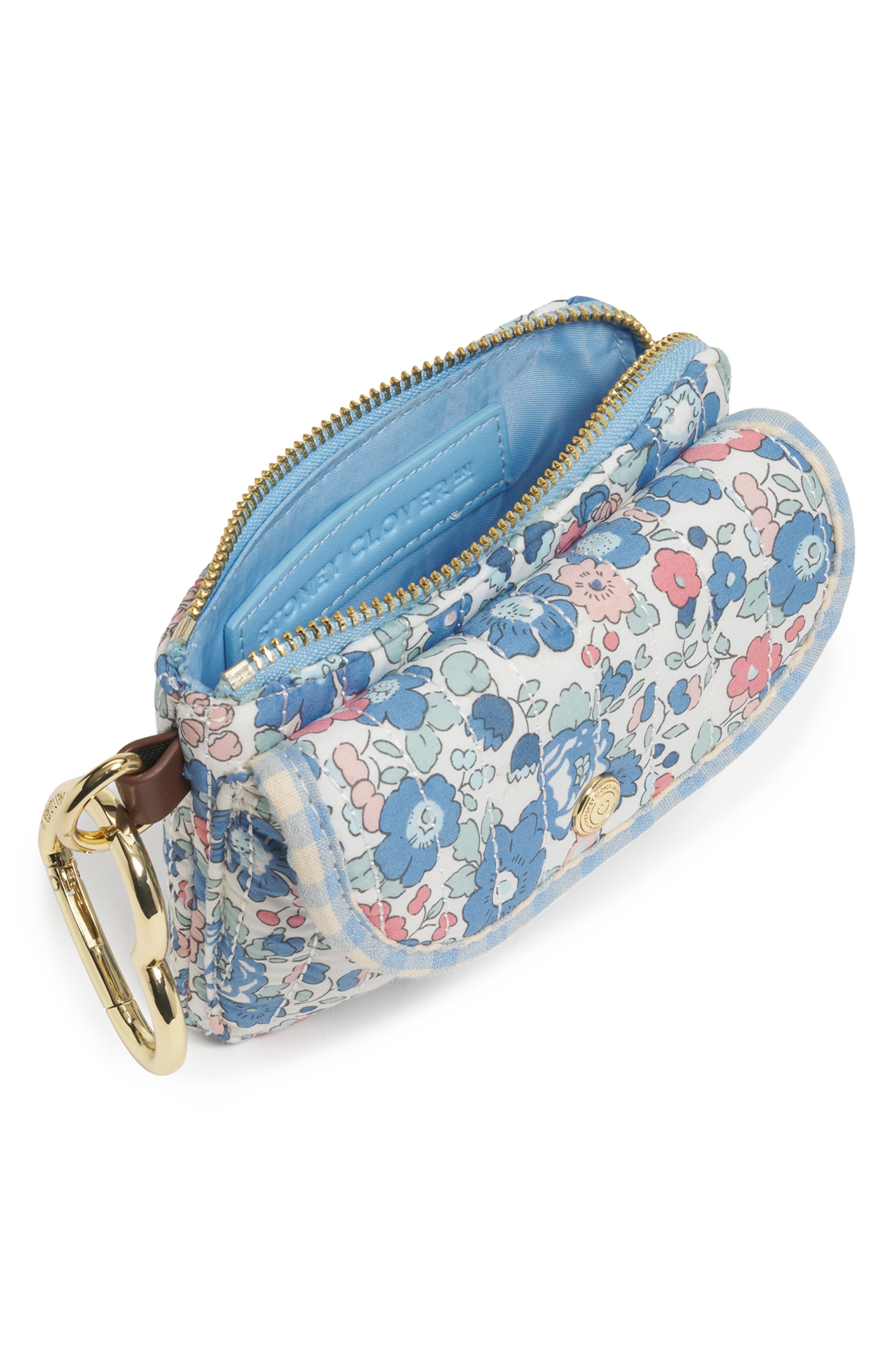 Stoney Clover Lane x Liberty Quilted Cotton Wallet Pouch, Alternate, color, Betsy