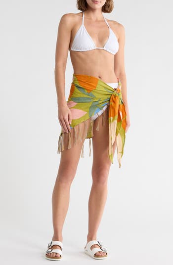 Sirena Tassel Linen Blend Sarong