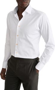 Eton Contemporary Fit Geometric Detail Shirt