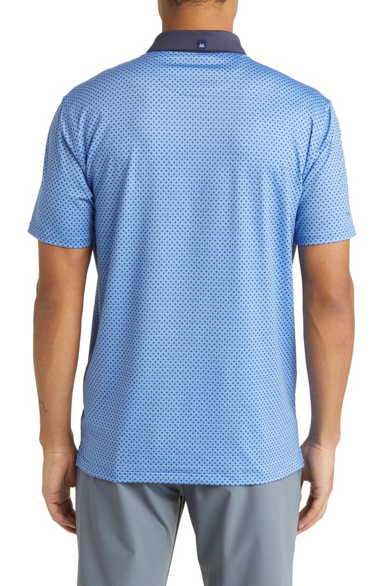 Mizzen+Main Versa Geometric Print Golf Polo, Alternate, color, Provence Geo Print
