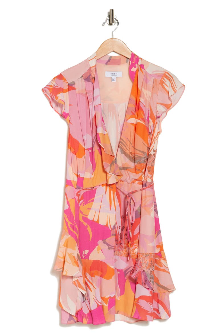 Marseille Dress, Alternate, color, PINK/ CORAL