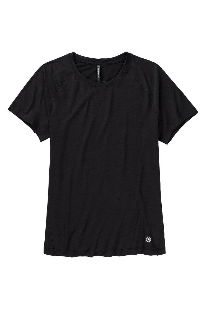 Wasatch Adventure Rws Merino Lt-Wt Tech Tee - Women's, Main, color, Black