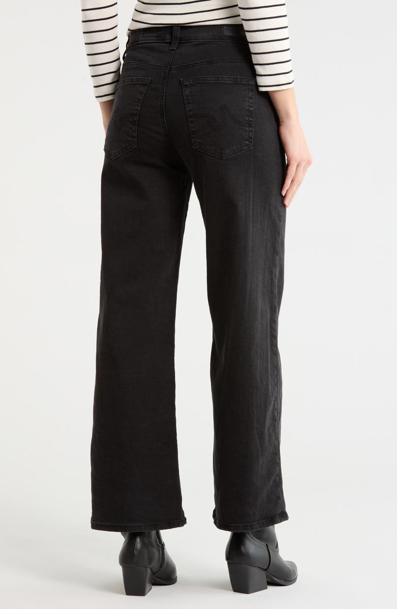 AG Cherise Crop Wide Leg Jeans, Alternate, color, Altered Black