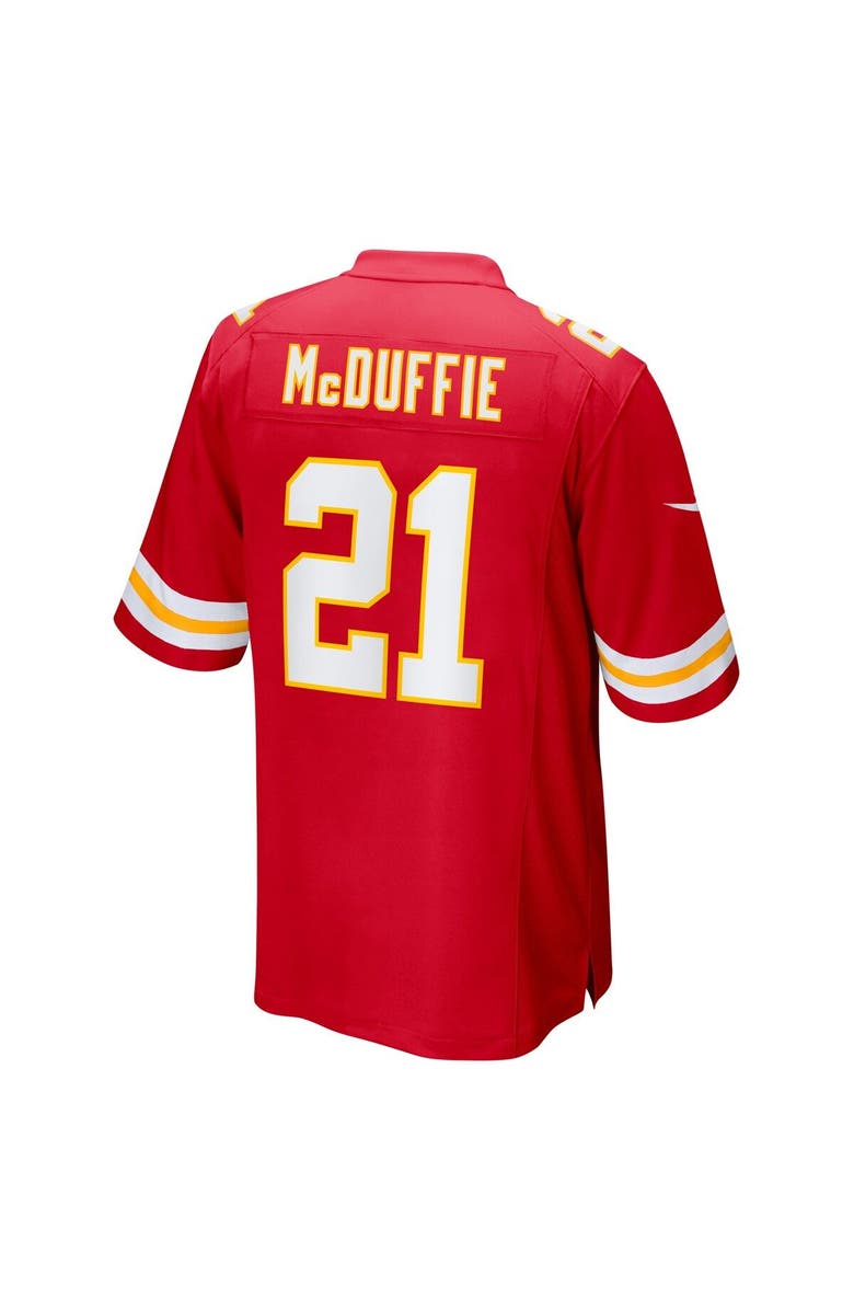 Nike Men's Nike Trent McDuffie Red Kansas City Chiefs Player Game Jersey, Alternate, color, 