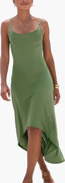 LASCANA Strap Detail High Low Dress