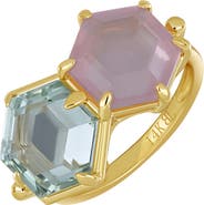 Bony Levy 14K Gold Color Amethyst Ring