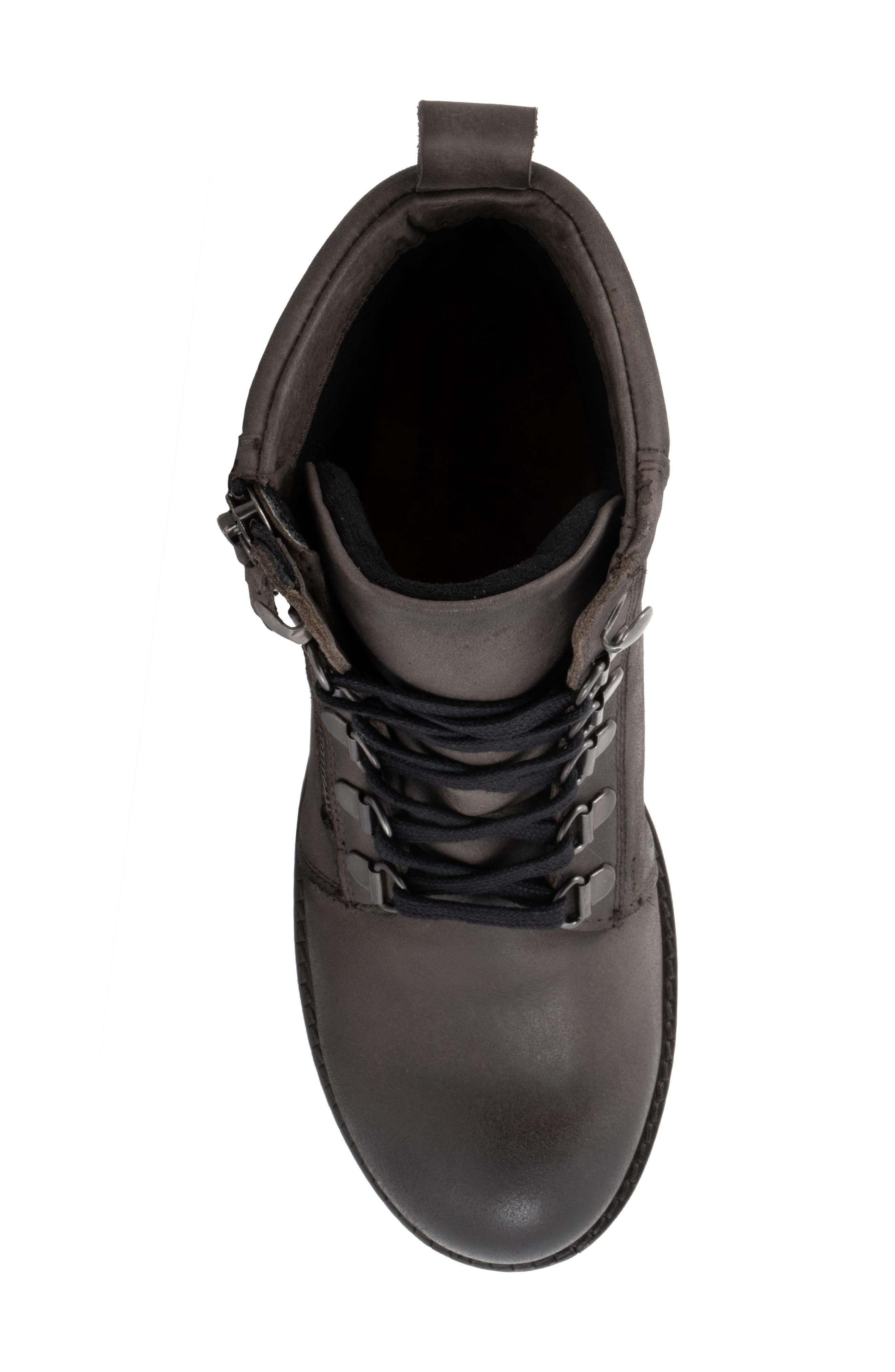 SoftWalk<sup>®</sup> Everett Combat Boot, Alternate, color, Black Distress