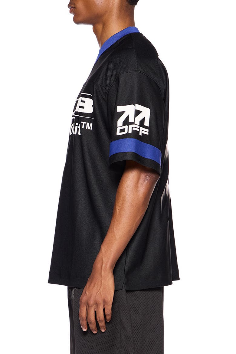 Off Active Soccer Jersey, Alternate, color, BLACK