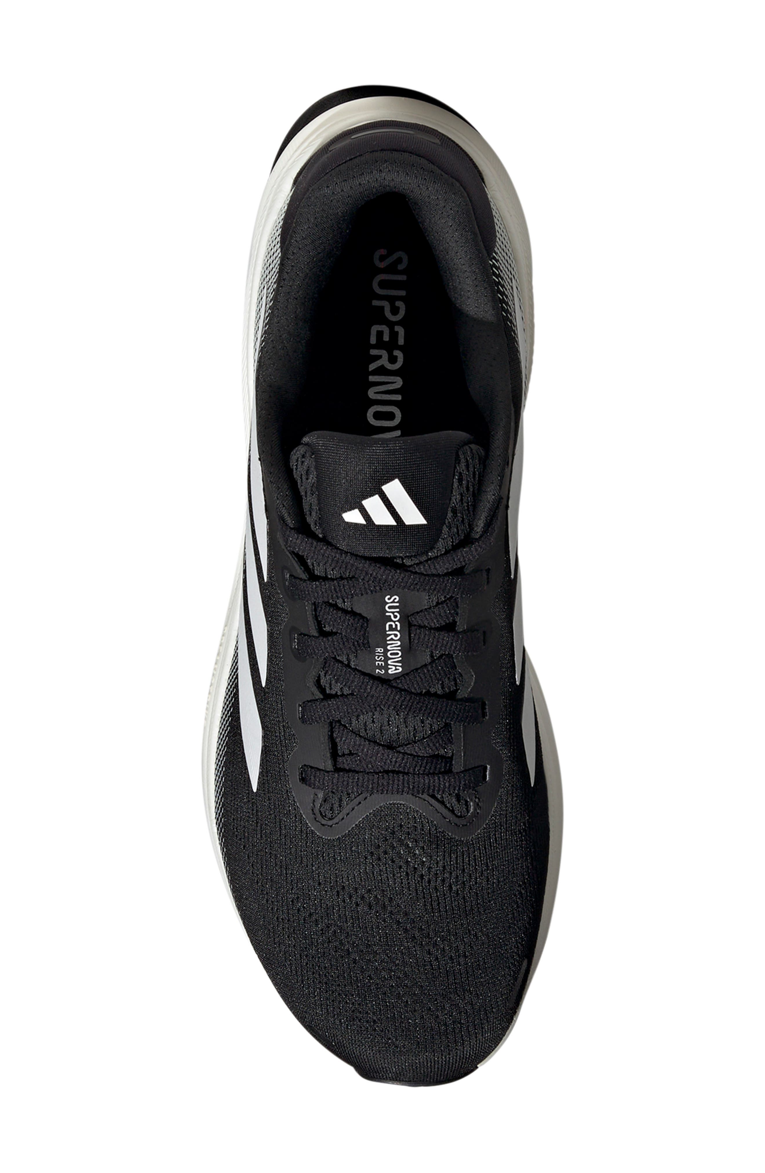 adidas Supernova Rise 2 Running Shoe, Alternate, color, Black/ Metallic/ Crystal White